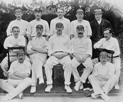 The Players Team from the Gentlemen v Players Match at Lords in 1894, from Famous Cricketers and Cricket Grounds, Published by Hudson and Kearns, 1895 by English Photographer
